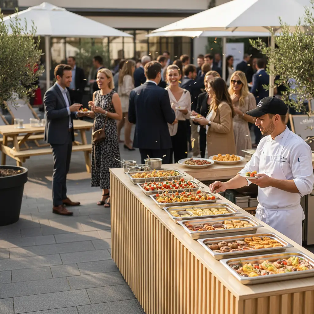 AstriaFoo Catering Aufbau