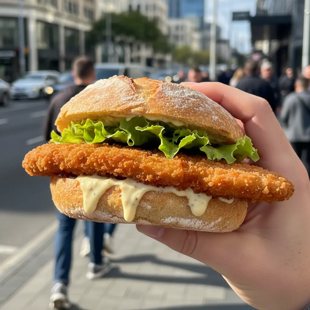 Gourmet Schnitzel Sandwich von AstriaFoo